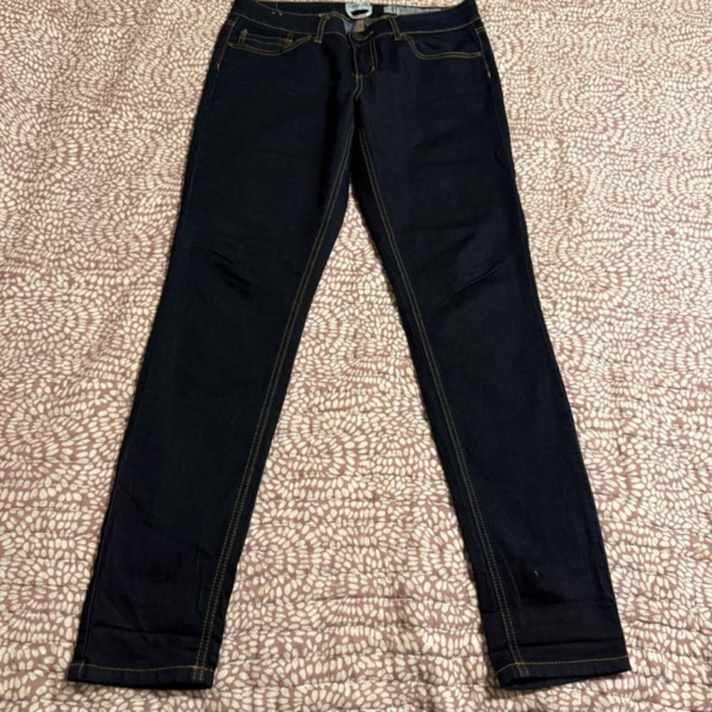 Indigo Rein Women's Dark Blue Skinny Jeans